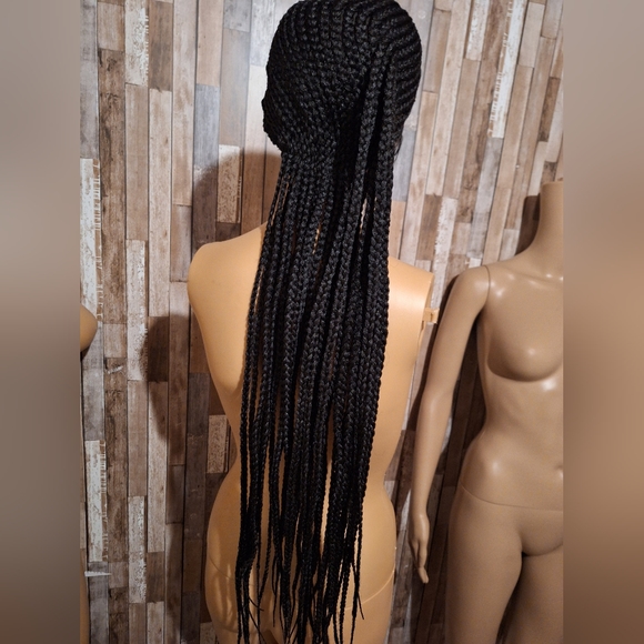Lightweight  braided  cornrows wig - Picture 4 of 6